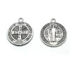 Single-circle Amazon metal pendant Saint Benedict Italian pendant Specification image